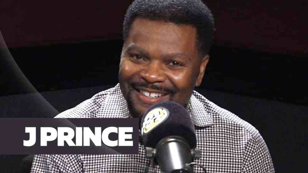 J Prince in Hot 97 Studio