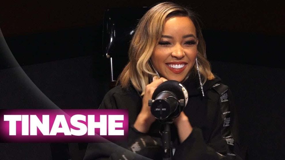 Tinashe in Hot 97 Studio