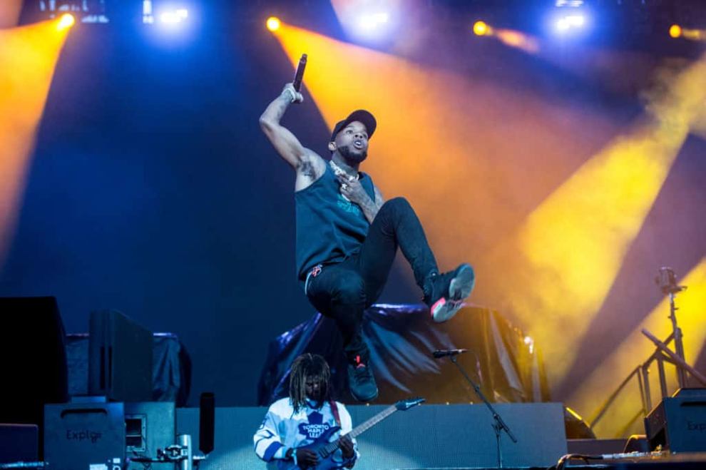 Tory Lanez performs onstage at the mainstage at The Plains of Abraham