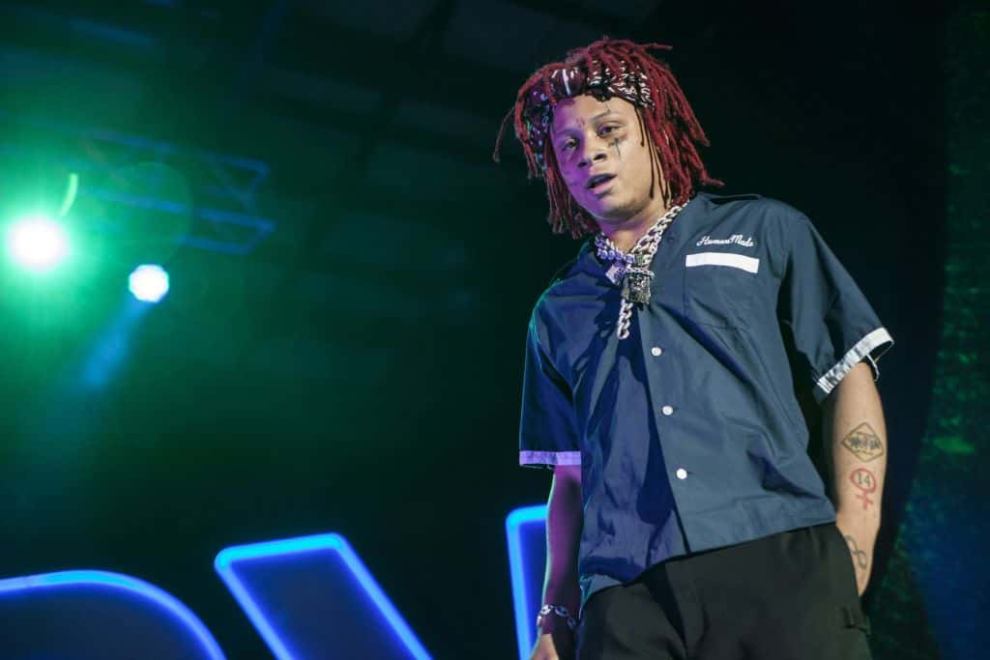 Trippie Redd performs at Charlotte Metro Credit Union Amphitheatre