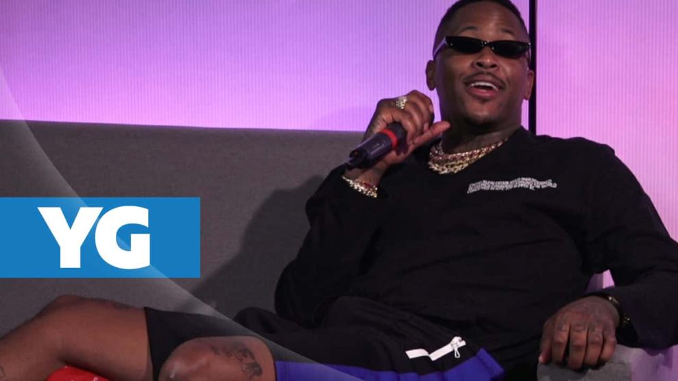 YG with Nessa at Hot 97