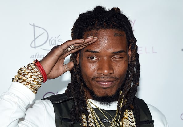 Rapper Fetty Wap arrives at Drai's Beach Club - Nightclub at The Cromwell Las Vegas on September 18