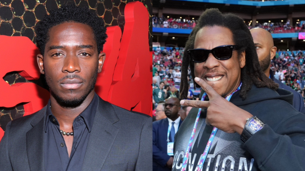 Damson Idris and JAY-Z