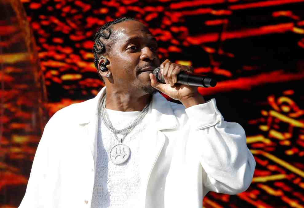 INDIO, CALIFORNIA - APRIL 14: Pusha T performs at the Coachella Stage during the 2023 Coachella Valley Music and Arts Festival on April 14, 2023 in Indio, California.