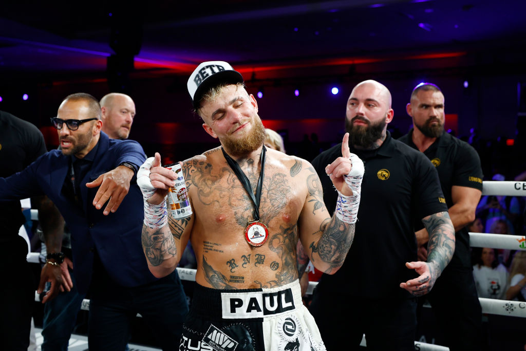 Jake Paul Showcases Power Punching Lil Pump