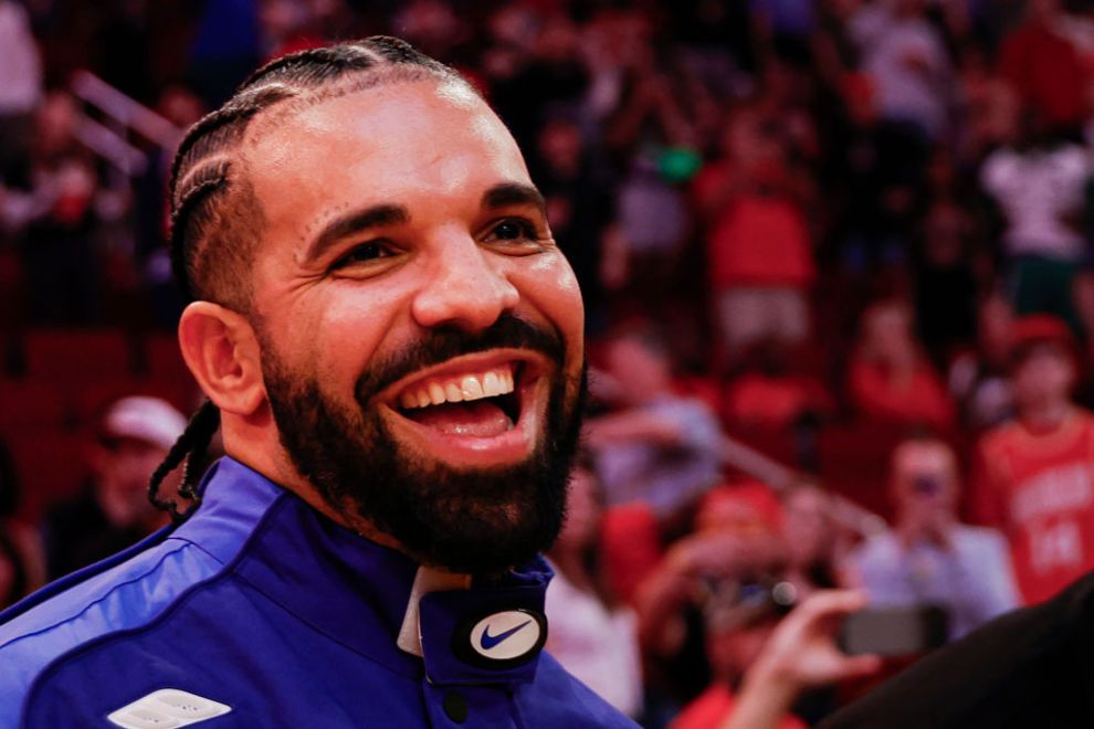 Rapper, songwriter, and icon Drake attends a game between the Houston Rockets and the Cleveland Cavaliers at Toyota Center on March 16, 2024 in Houston, Texas. NOTE TO USER: User expressly acknowledges and agrees that, by downloading and or using this photograph, User is consenting to the terms and conditions of the Getty Images License Agreement.