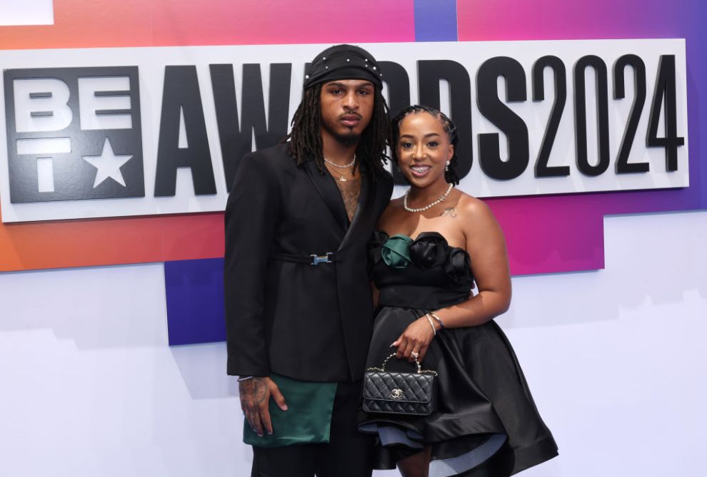 Keith Lee and Ronnie Lee attend the 2024 BET Awards at Peacock Theater on June 30, 2024 in Los Angeles, California.