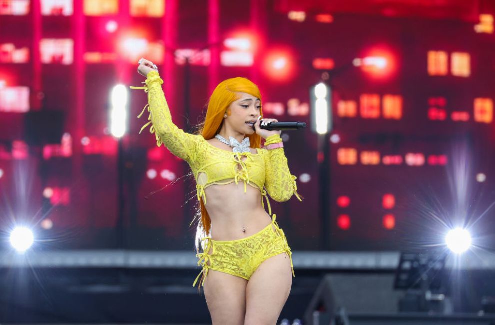 Ice Spice performs live on stage during day one of Wireless Festival 2024 at Finsbury Park on July 12, 2024 in London, England.