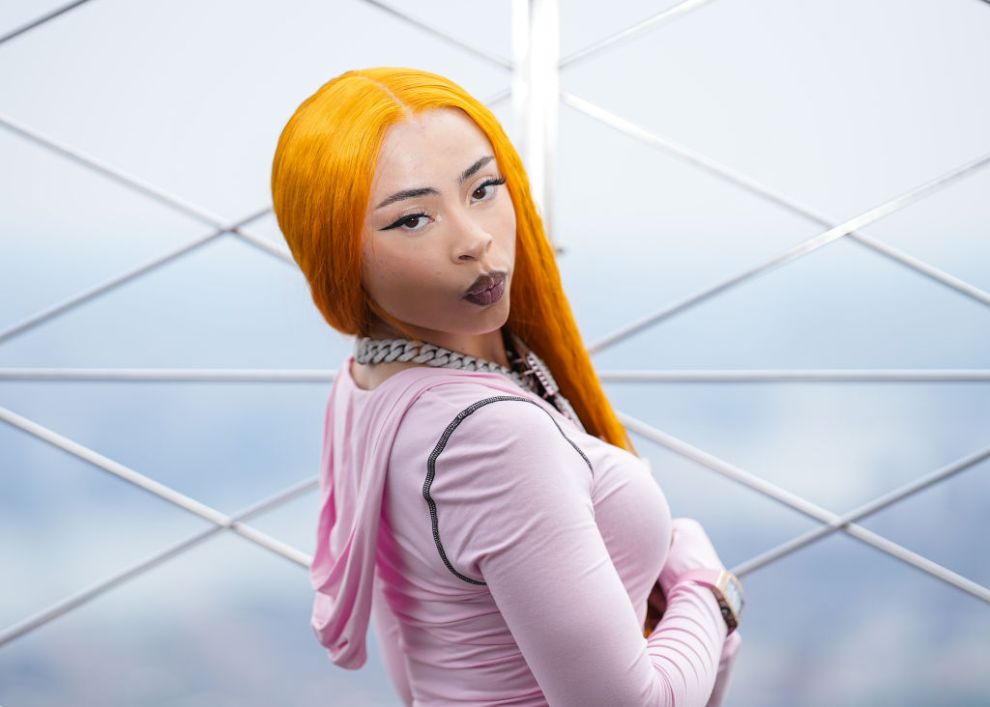 NEW YORK, NEW YORK - JULY 25: Ice Spice visits the Empire State Building on July 25, 2024 in New York City.