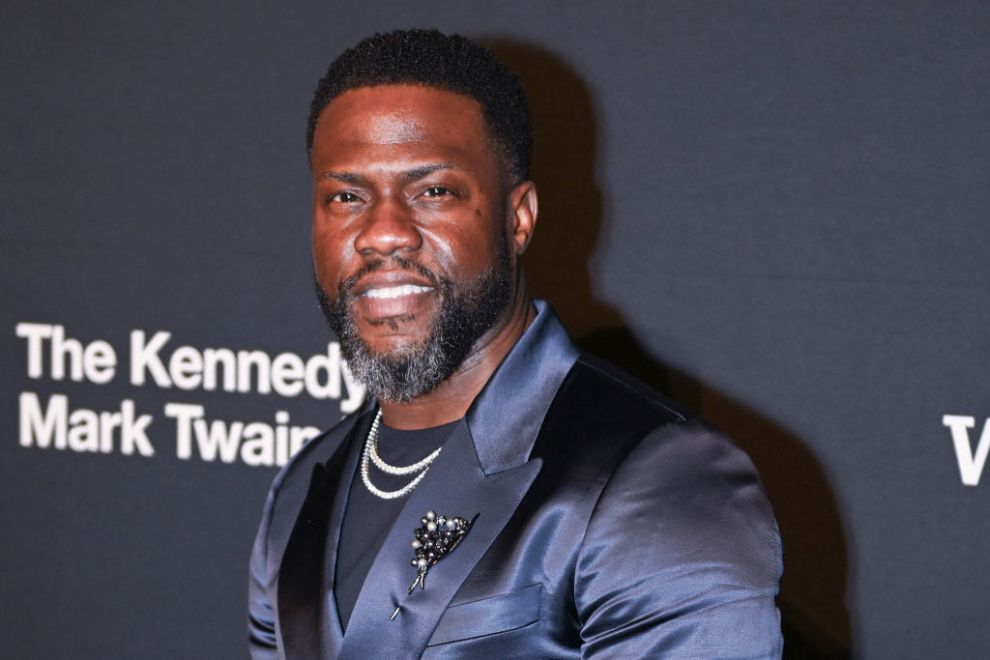 Honoree US actor and comedian Kevin Hart arrives for the 25th Annual Mark Twain Prize For American Humor at the John F. Kennedy Center for the Performing Arts in Washington, DC, on March 24, 2024. This year's award, which is named to honor one of the world's greatest humorists, honors US actor and comedian Kevin Hart. (Photo by ROBERTO SCHMIDT / AFP)