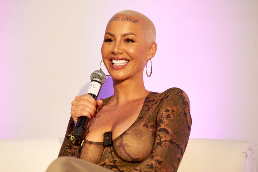 Panelist Amber Rose attends MAINSTREAM CELEBRITY IN THE AGE OF SOCIAL VIDEO during VidCon Anaheim 2023 at Anaheim Convention Center on June 22, 2023 in Anaheim, California.