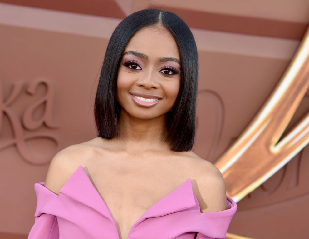 Skai Jackson attends the Los Angeles Premiere Of Warner Bros. "Wonka" at Regency Village Theatre on December 10, 2023 in Los Angeles, California.