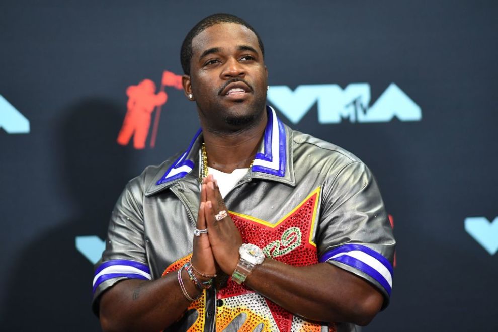 US rapper A$AP Ferg poses in the press room during the 2019 MTV Video Music Awards at the Prudential Center in Newark, New Jersey on August 26, 2019.