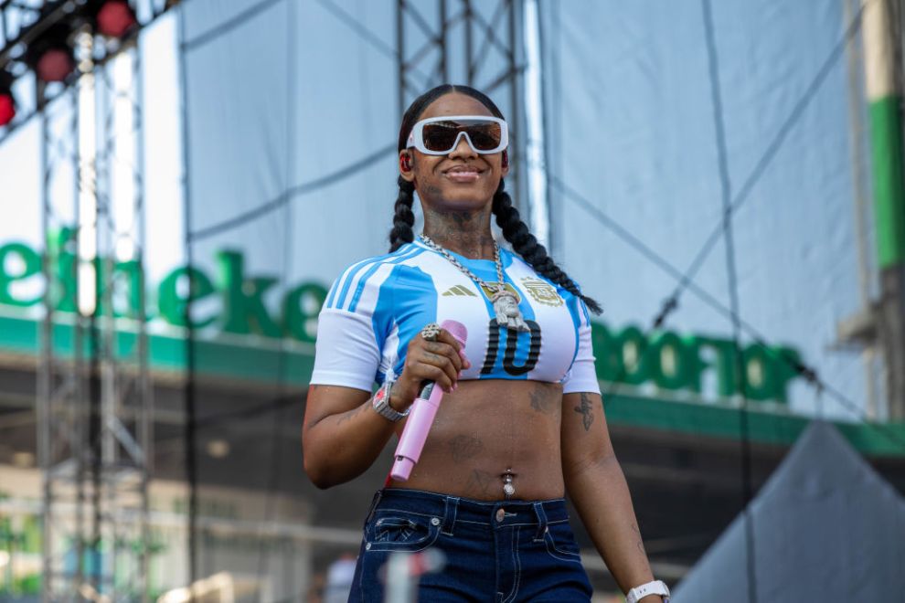 Sexyy Red performs on stage during the Broccoli City Festival 2024 at Audi Field on July 28, 2024 in Washington, DC.