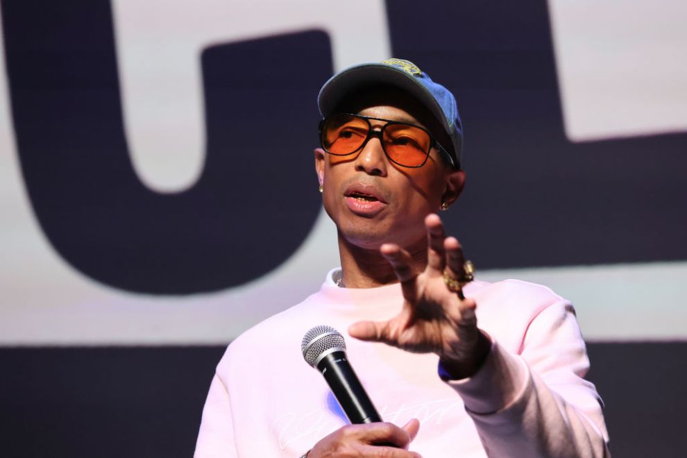 Pharrell Williams seen at Focus Features' "Piece By Piece" special screening at Private Residence on October 04, 2024 in Los Angeles, California.