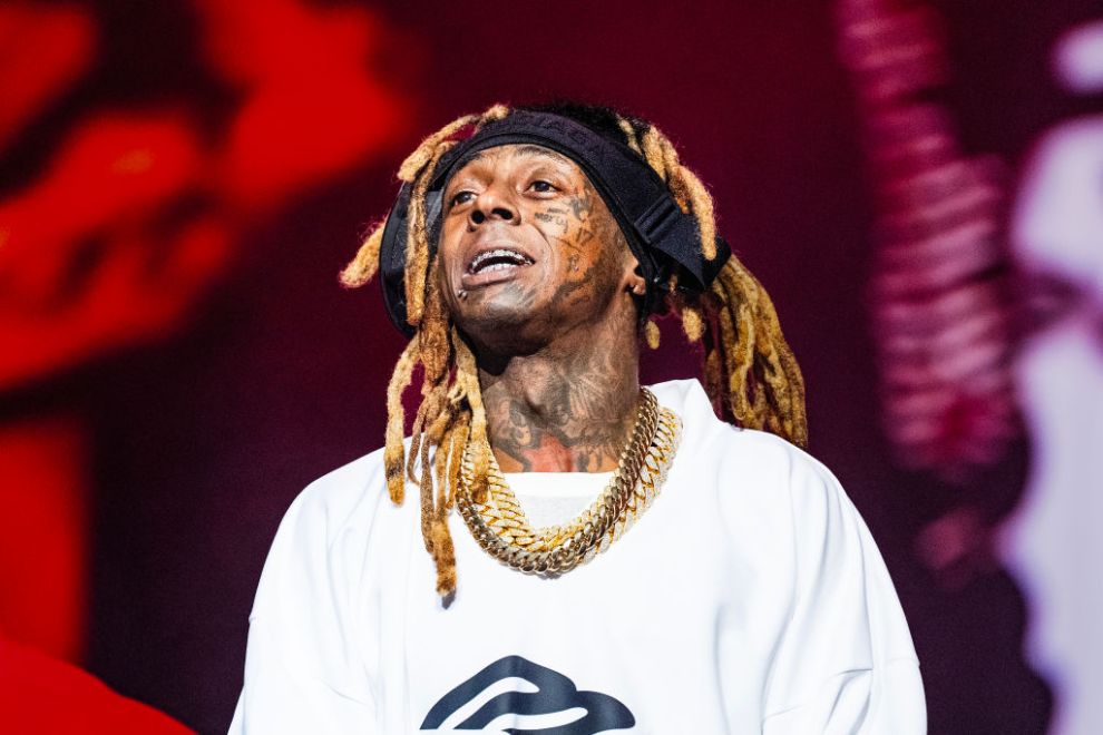 NEW ORLEANS, LOUISIANA - NOVEMBER 02: Lil Wayne performs during Lil Weezyana Fest 2024 at Smoothie King Center on November 02, 2024 in New Orleans, Louisiana.