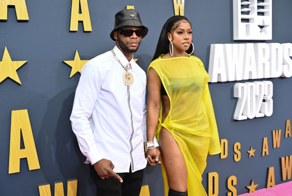 Papoose and Remy Ma arrive to the 2023 BET Awards at Microsoft Theater on June 25, 2023 in Los Angeles, California.