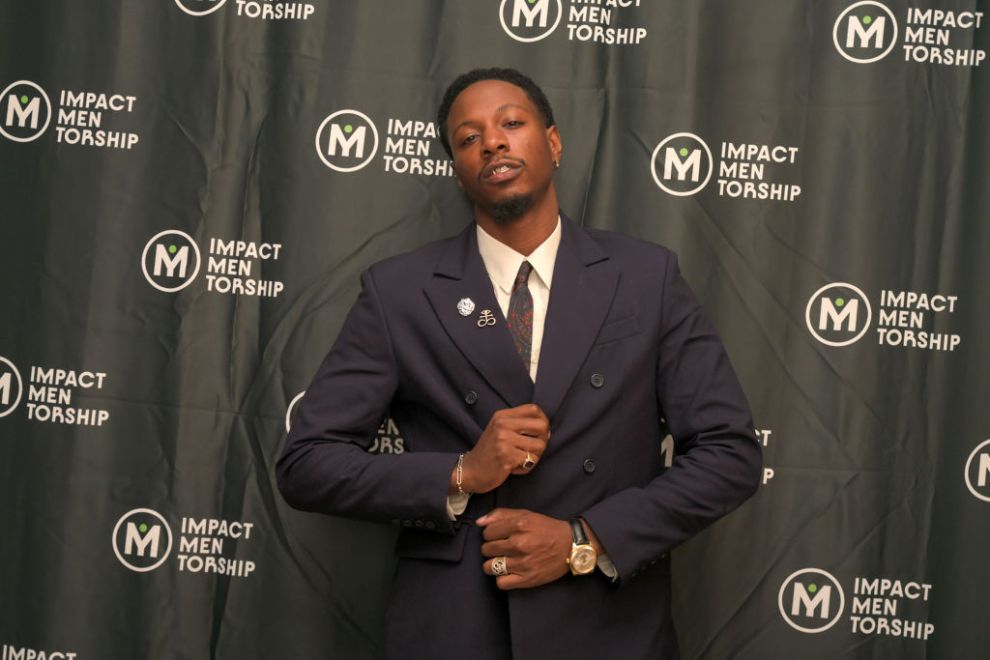 NEW YORK, NEW YORK - DECEMBER 12: Joey Bada$$ attends the Impact Mentorship holiday celebration hosted by Joey Bada$$ on December 12, 2024 in New York City.