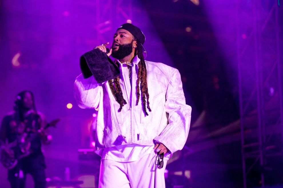 PARTYNEXTDOOR performs on stage during the Broccoli City Festival 2024 at Audi Field on July 27, 2024 in Washington, DC.