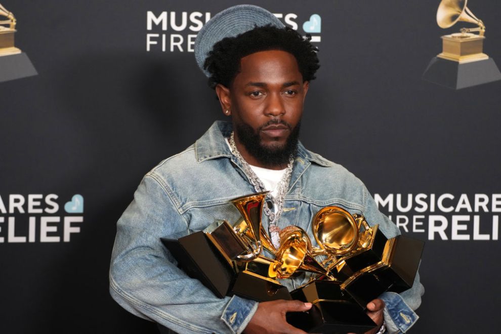 LOS ANGELES, CALIFORNIA - FEBRUARY 02: (FOR EDITORIAL USE ONLY) Kendrick Lamar, winner of Record Of The Year, Best Rap Performance, Best Rap Song, Best Music Video and Song Of The Year for “Not Like Us”, poses in the press room during the 67th GRAMMY Awards at Crypto.com Arena on February 02, 2025 in Los Angeles, California.