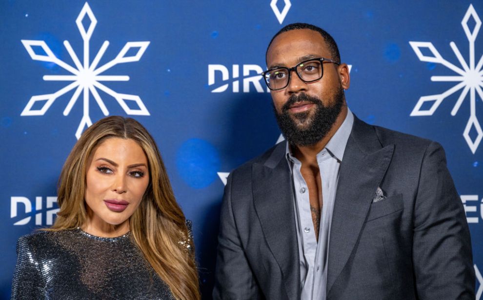 Television personality Larsa Pippen (L) and Marcus Jordan attend the DIRECTV Celebrates Christmas At Kathy's event at a private residence on November 28, 2023 in Los Angeles, California.