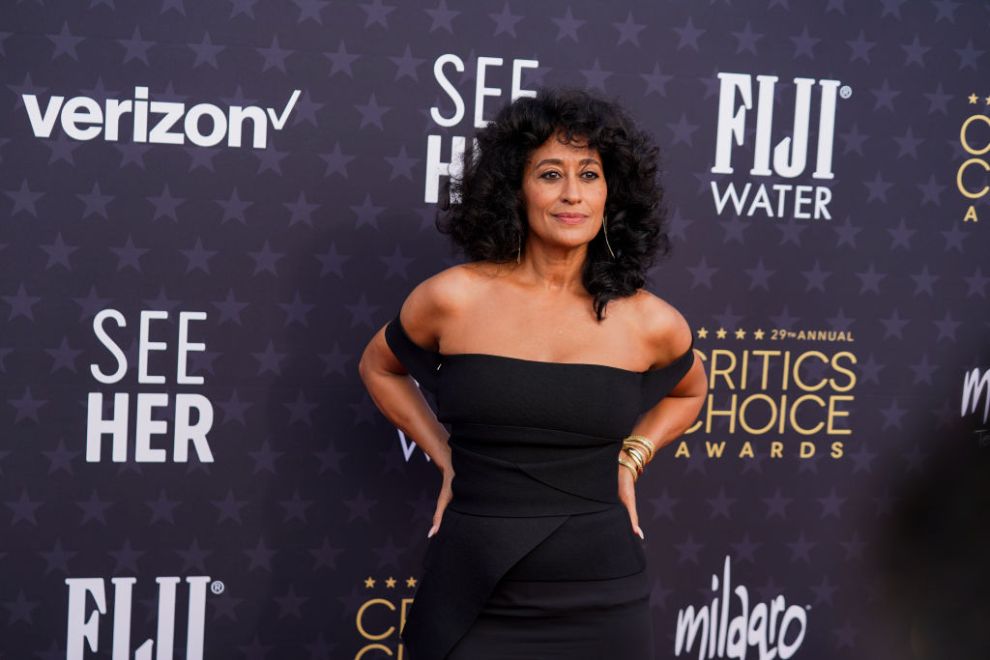 Tracee Ellis Ross attends the 2024 Critics Choice Awards on January 14, 2024 in Santa Monica, California.