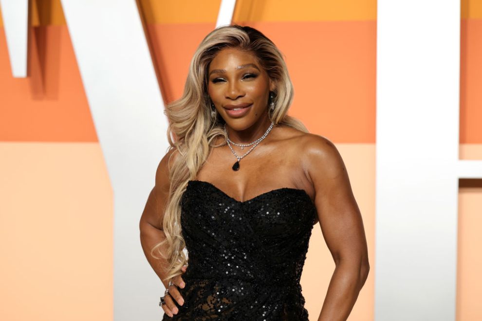 Serena Williams attends the 2025 Vanity Fair Oscar Party Hosted By Radhika Jones at Wallis Annenberg Center for the Performing Arts on March 02, 2025 in Beverly Hills, California.
