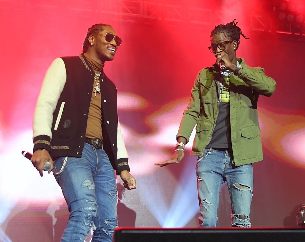 ATLANTA, GA - DECEMBER 23 : Future and Young thug perform at the TIDAL #CM9 Release Concert at Center Stage on December 23, 2016 in Atlanta, Georgia.