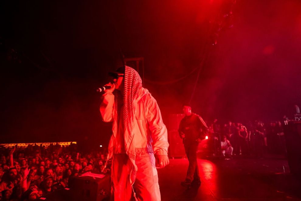 Irish Hip Hop Trio Kneecap performs at Coachella