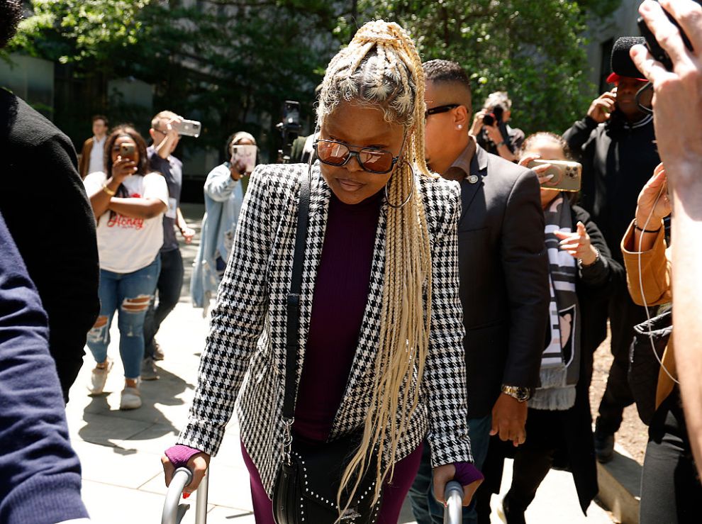 Misa Hylton arrives for the continuation of the jury selection phase of the Sean “Diddy” Combs trial at the Southern District Manhattand Federal coiurt on May 12, 2025 in New York City. Combs has been in custody at the Metropolitan Detention Center in Brooklyn New York since his arrest last September and has pleaded not guilty on all charges.