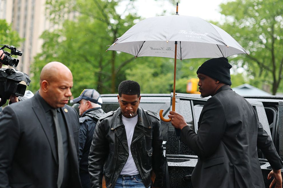 Rapper Scott "Kid Cudi" Mescudi arrives for the Sean "Diddy" Combs sex trafficking trial at Manhattan Federal Court on May 22, 2025 in New York City. Combs, 55, has pleaded not guilty on all counts, which include a racketeering charge alleging the hip-hop pioneer was the leader of a sex crime ring that included drug-fueled sex parties through the use of force, threats and violence.