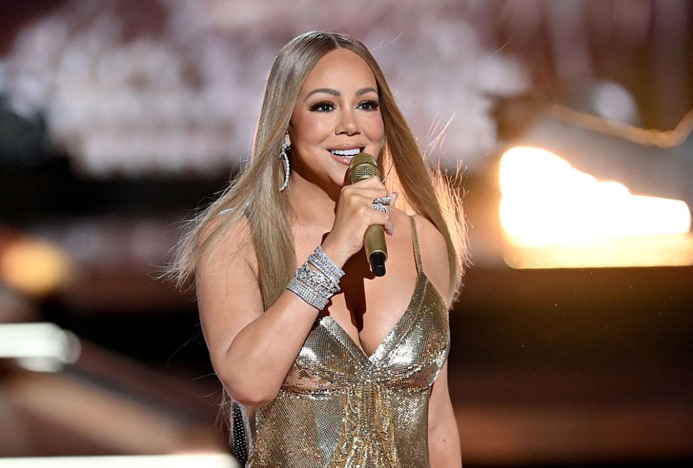 LOS ANGELES, CALIFORNIA - JUNE 09: Mariah Carey performs onstage during the 2025 BET Awards at Peacock Theater on June 09, 2025 in Los Angeles, California.