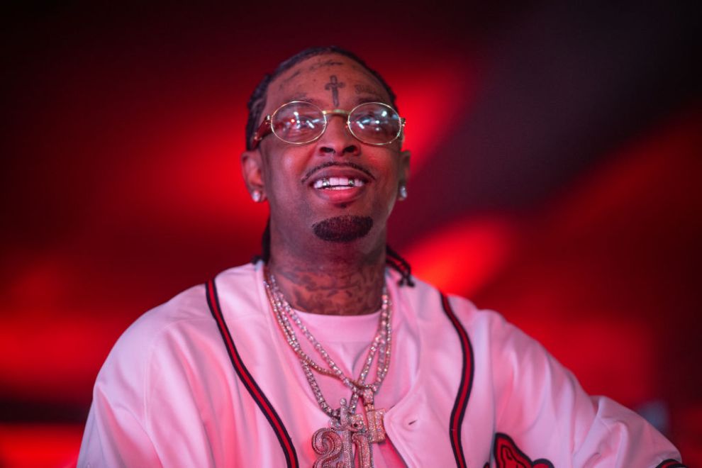 21 Savage attends 21 Savage The 7th Annual Birthday Celebration 2008-2013 Era at Underground Atlanta on October 19, 2024 in Atlanta, Georgia.