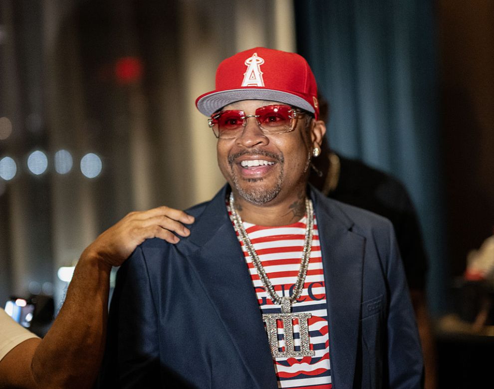 Allen Iverson attends Allen Iverson's 50th Birthday Dinner Celebration on June 14, 2025 in Philadelphia, Pennsylvania.