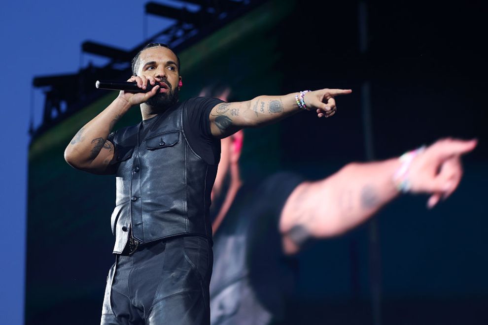 Drake performs live on stage during day two of Wireless Festival 2025 at Finsbury Park on July 12, 2025 in London, England. Drake is headlining an unprecedented all three nights of Wireless Festival. (Photo by Simone Joyner/Getty Images for ABA)