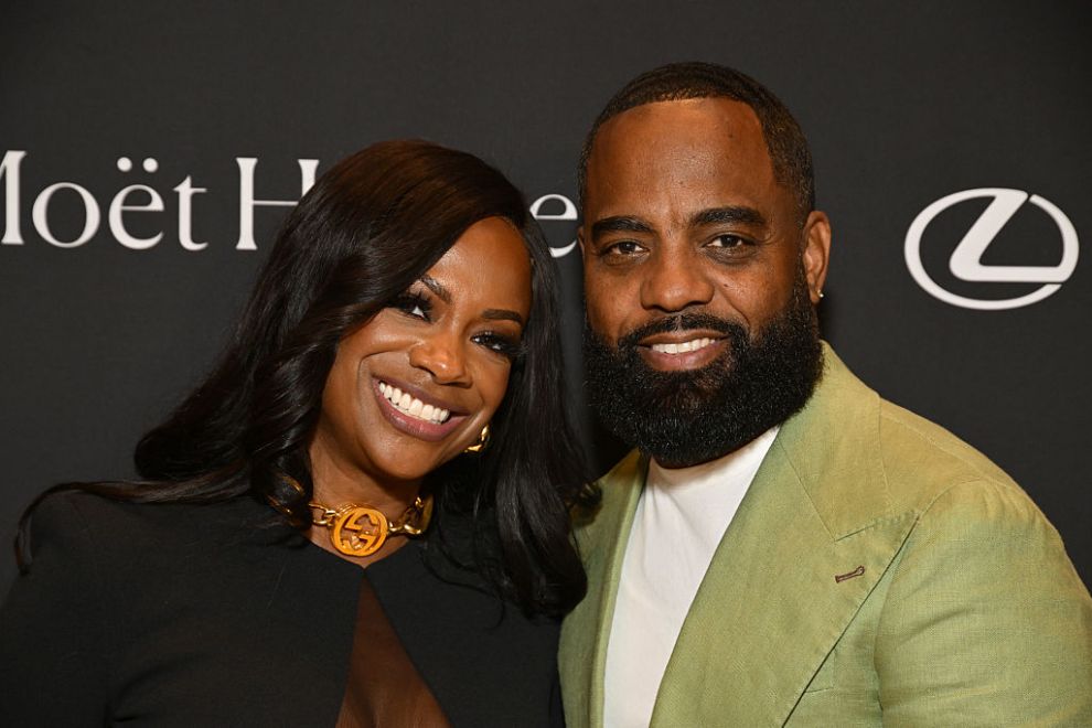 Kandi Burruss and Todd Tucker attend the 9th annual Culture Creators Awards Brunch at Fairmont Century Plaza on June 07, 2025 in Los Angeles, California.